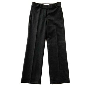 NWT J.Crew Favorite Fit Charcoal Gray Lined Wool Pants Trousers 96135, Size 4